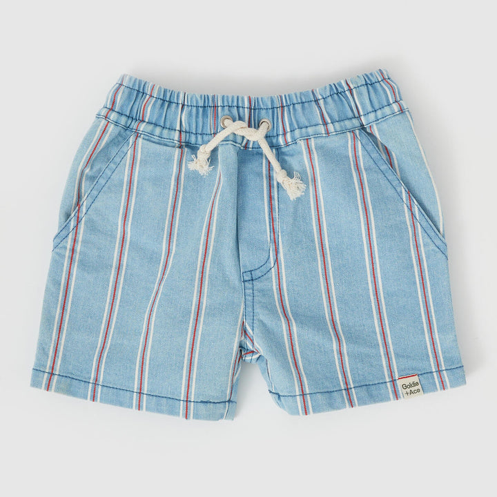 Shorts | Noah Classic - Denim Stripe