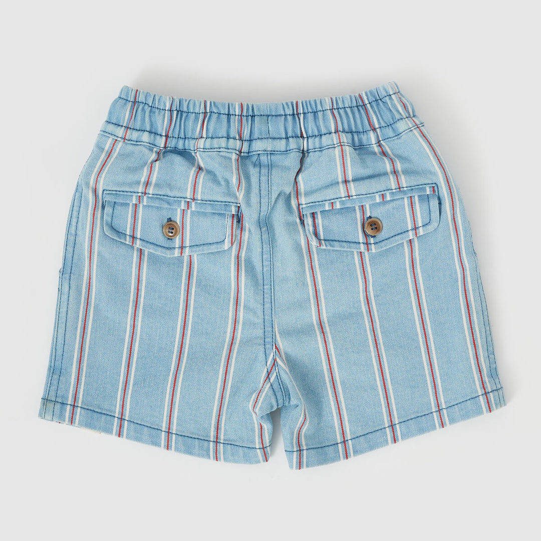 Shorts | Noah Classic - Denim Stripe