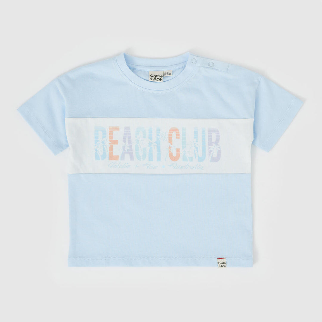 Tee | Beach Club - Baby Blue