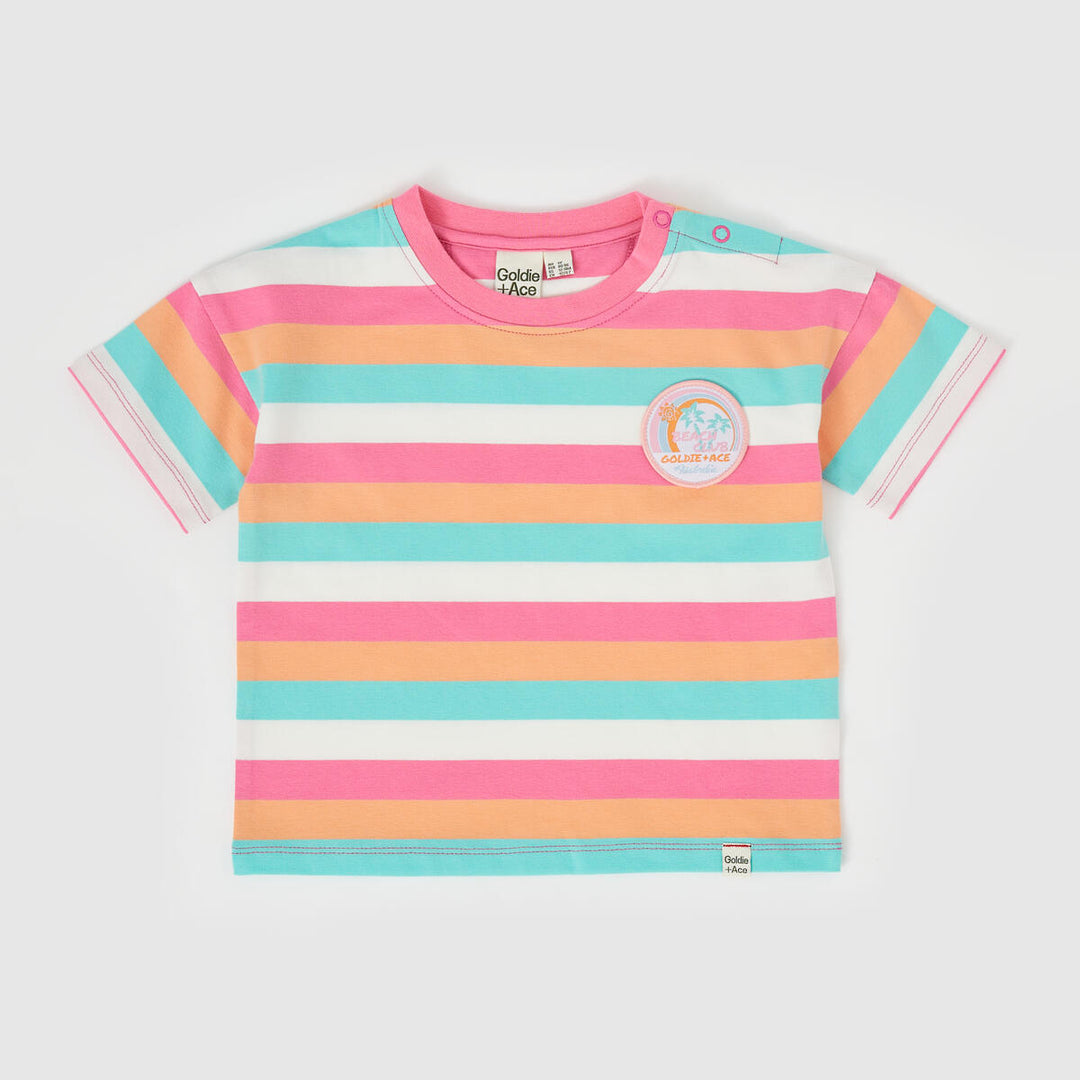 Tee | Beach Club - Summer Stripe