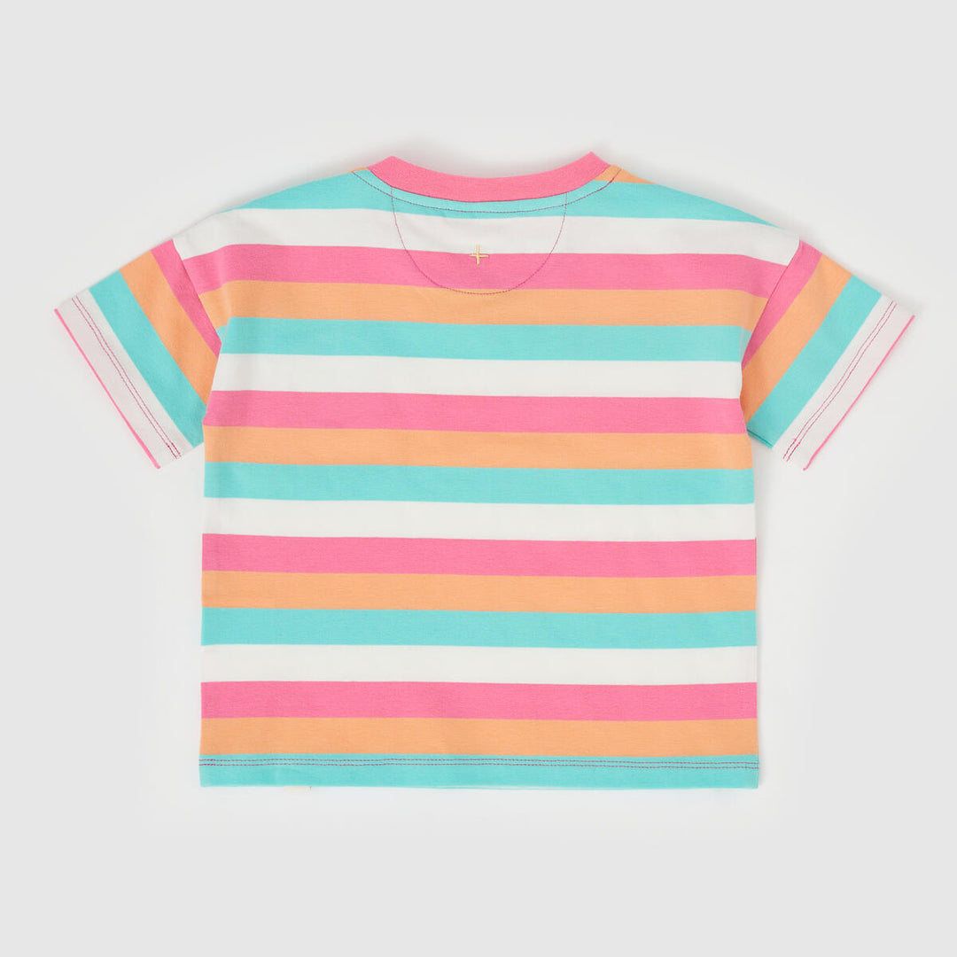 Tee | Beach Club - Summer Stripe