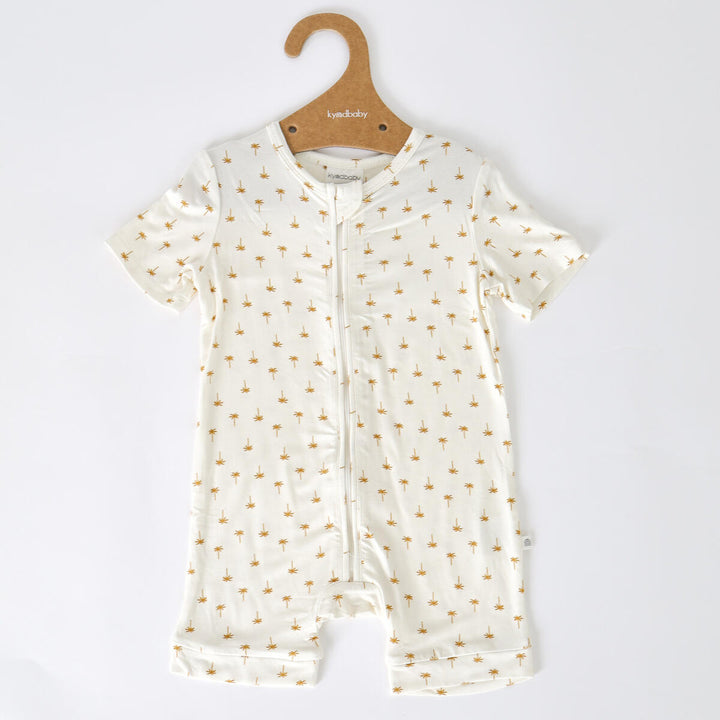 Onesie | Day or Night Short Sleeve - Neutral Palm