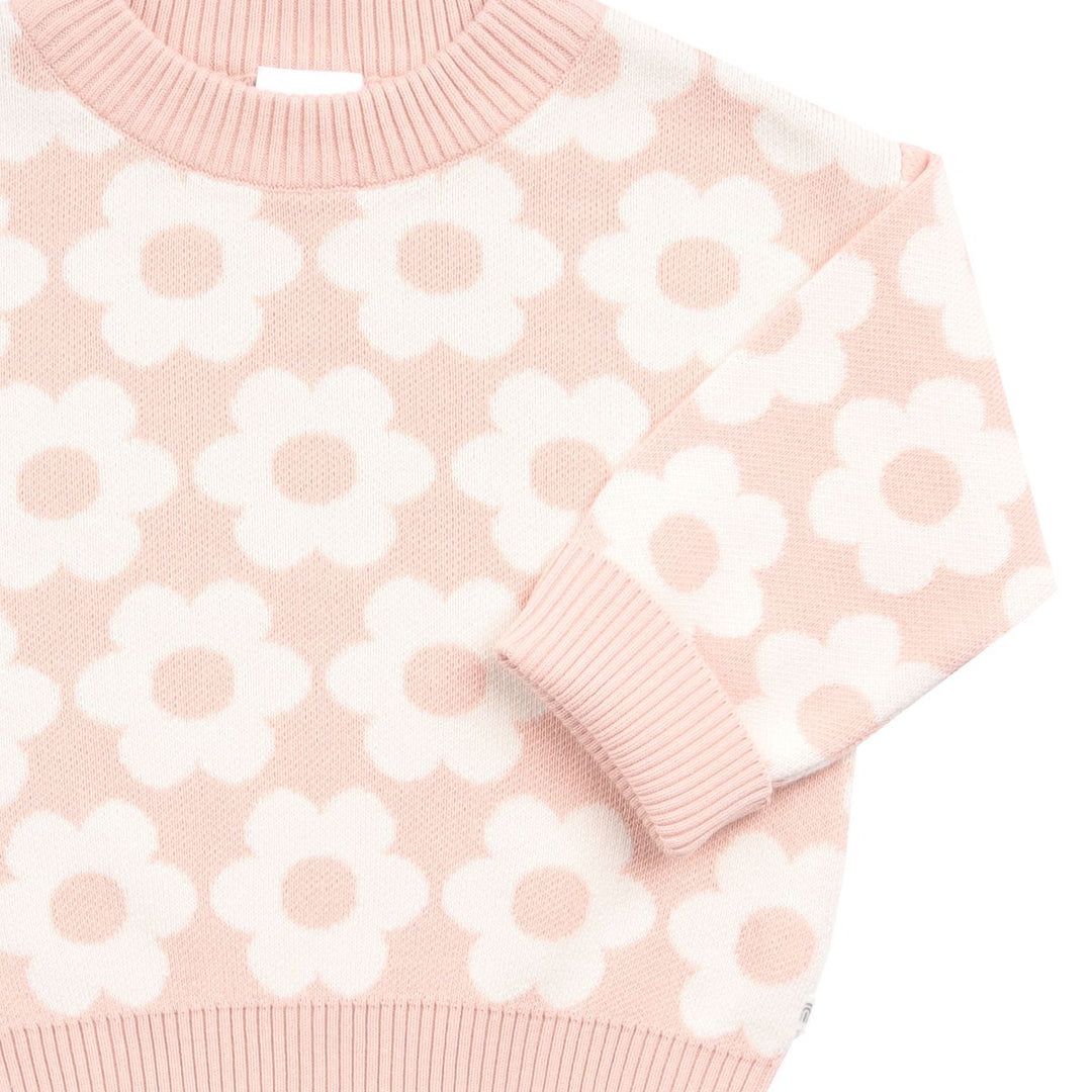 Jumper | Jacquard Knit - Pearl