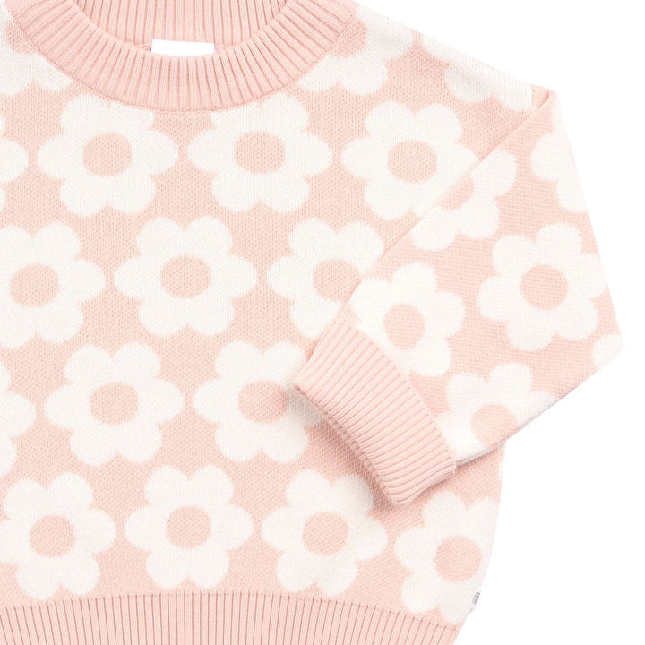 Jumper | Jacquard Knit - Pearl