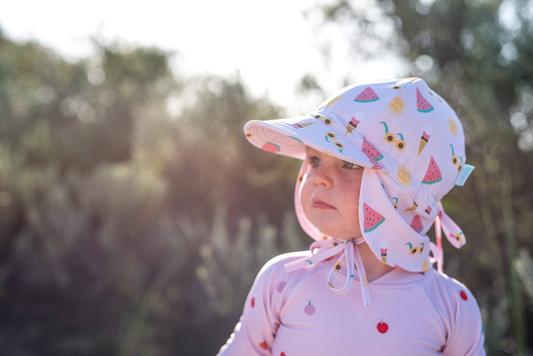 Swim Hat | Flap - Beach Days