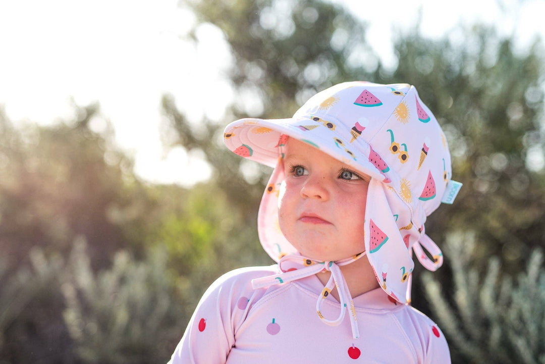 Swim Hat | Flap - Beach Days