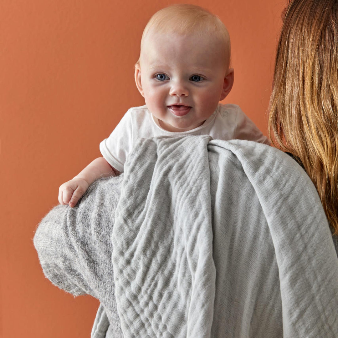 Muslin Blanket | Double Cotton - Grey