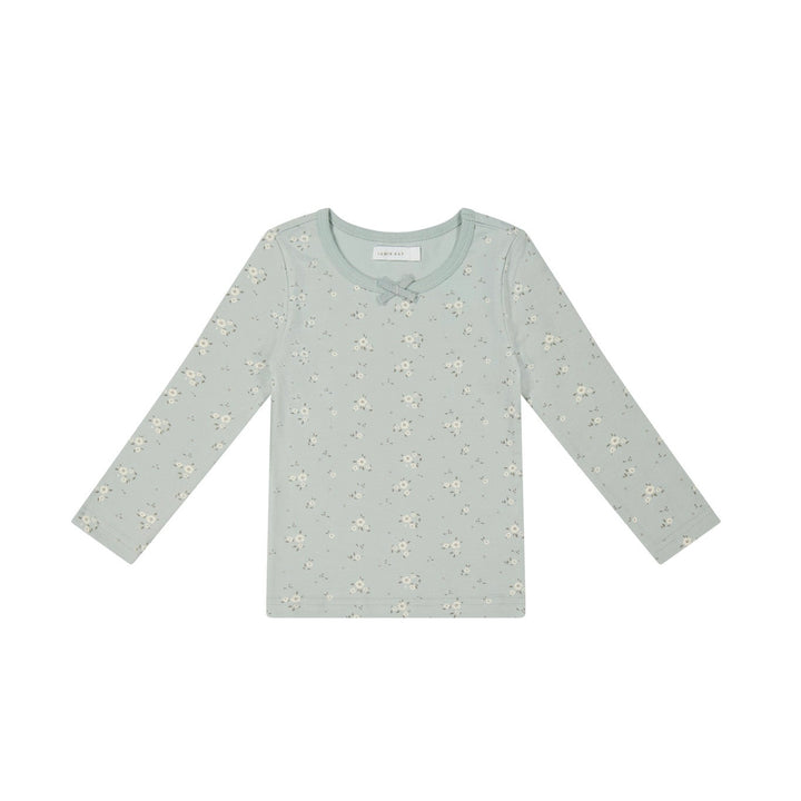 Top | Organic Cotton Long Sleeve - Lulu Blue