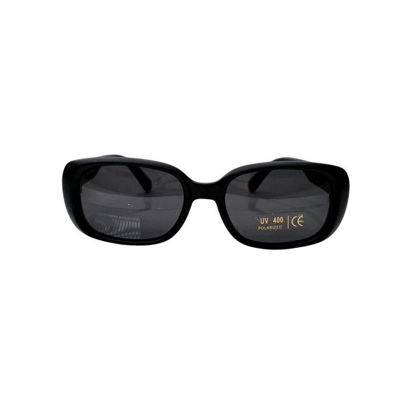 Sunglasses | Rectangular - Charcoal (Black)