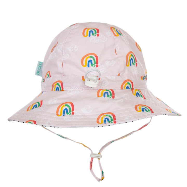 Hat | Wide Brim - Rainbow Squiggle