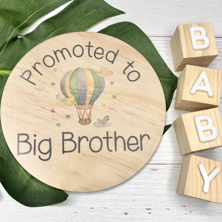 Plaque | Promoted to Big - Sister/Brother