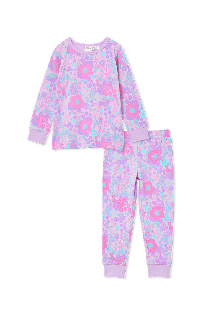 Pyjama's | Winter - Pastel Lilac Flowerfield