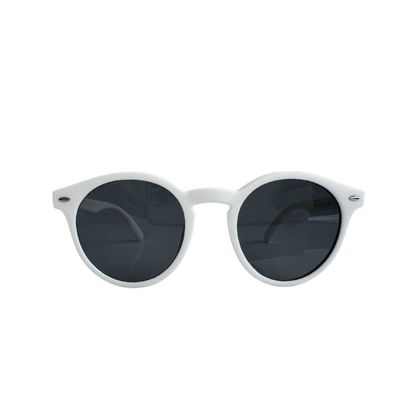 Sunglasses | Round - Pearl (White)