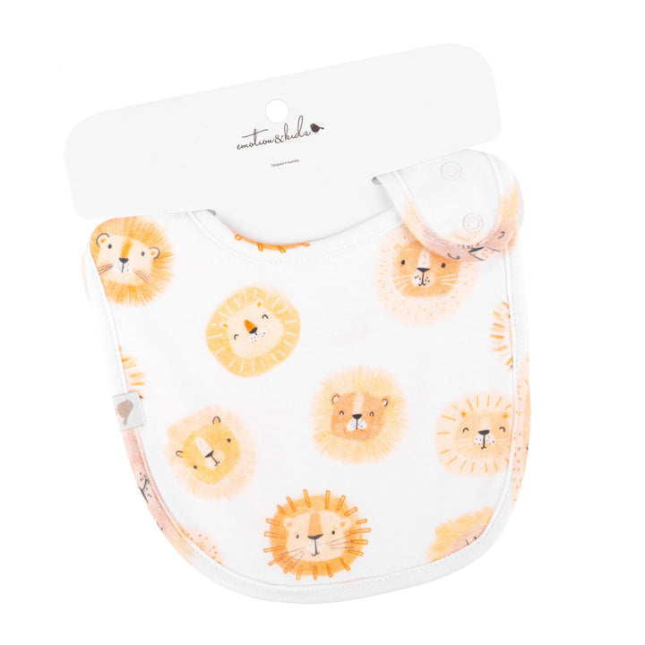 Bib | Organic Cotton - Lions