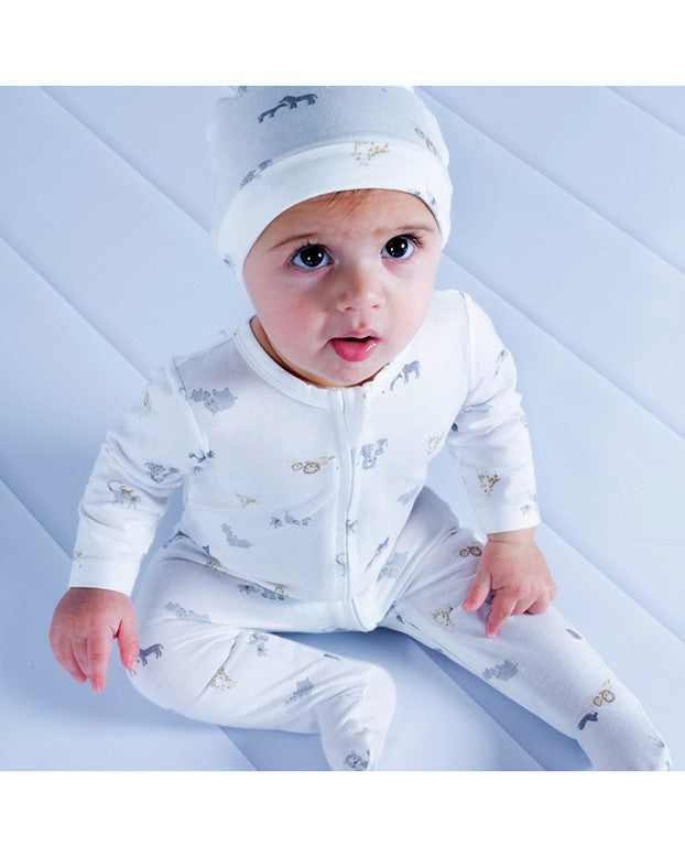 Onesie | LS Zip - Safari