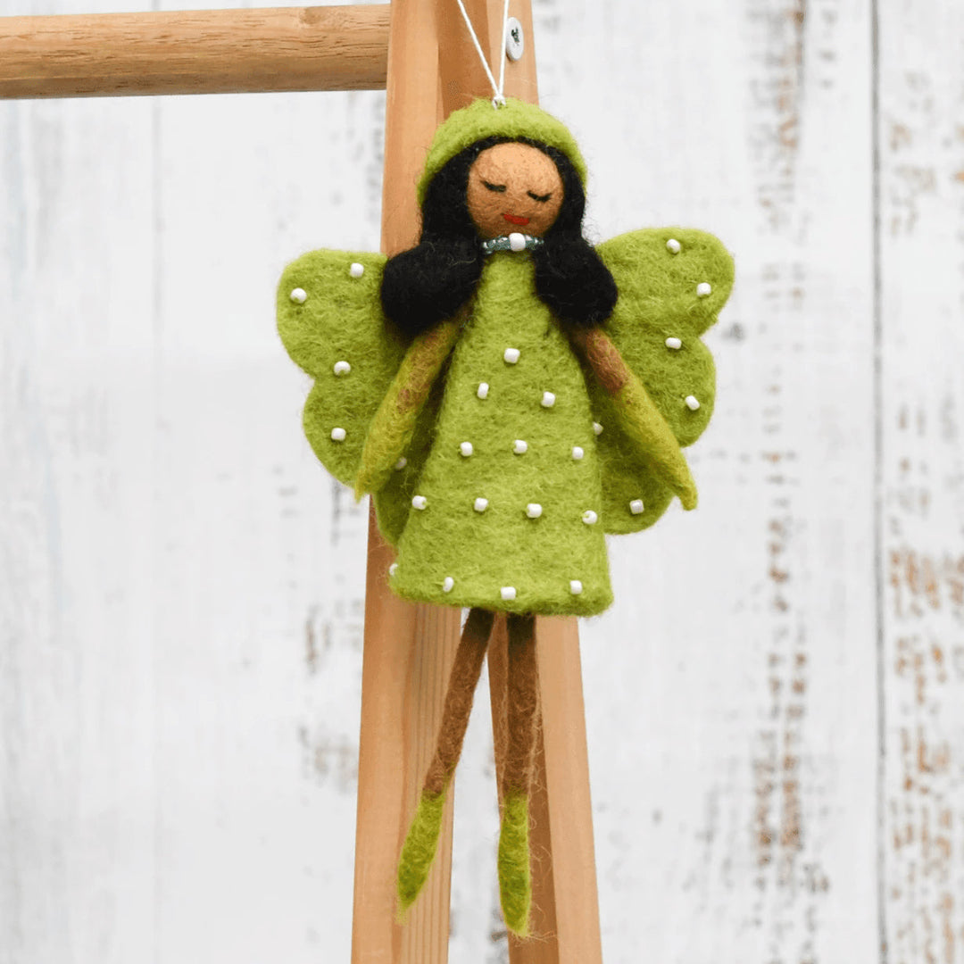 Angel Fairy - Lime Green Dress