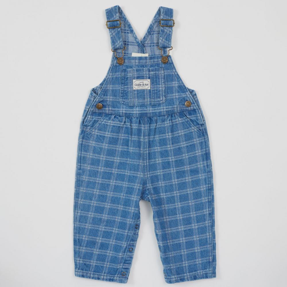 Overalls | Austin - Denim Check