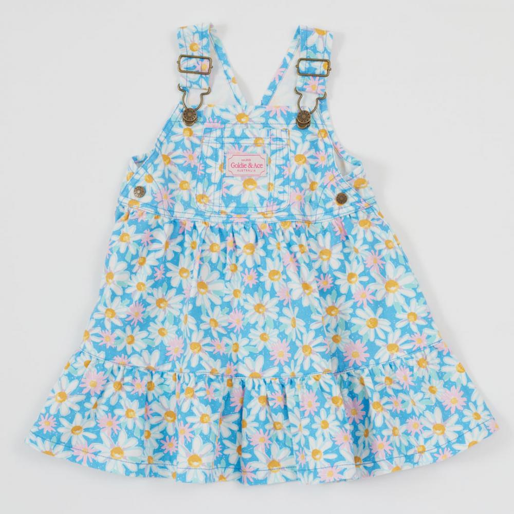 Pinafore Dress | Tully Tiered - Seaside Daisy