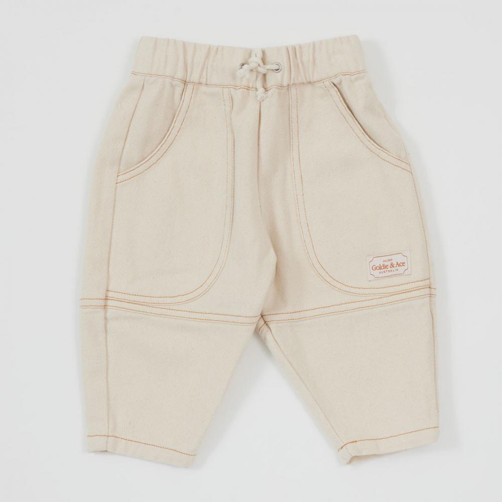 Pant | Drew Denim Pocket - Oat