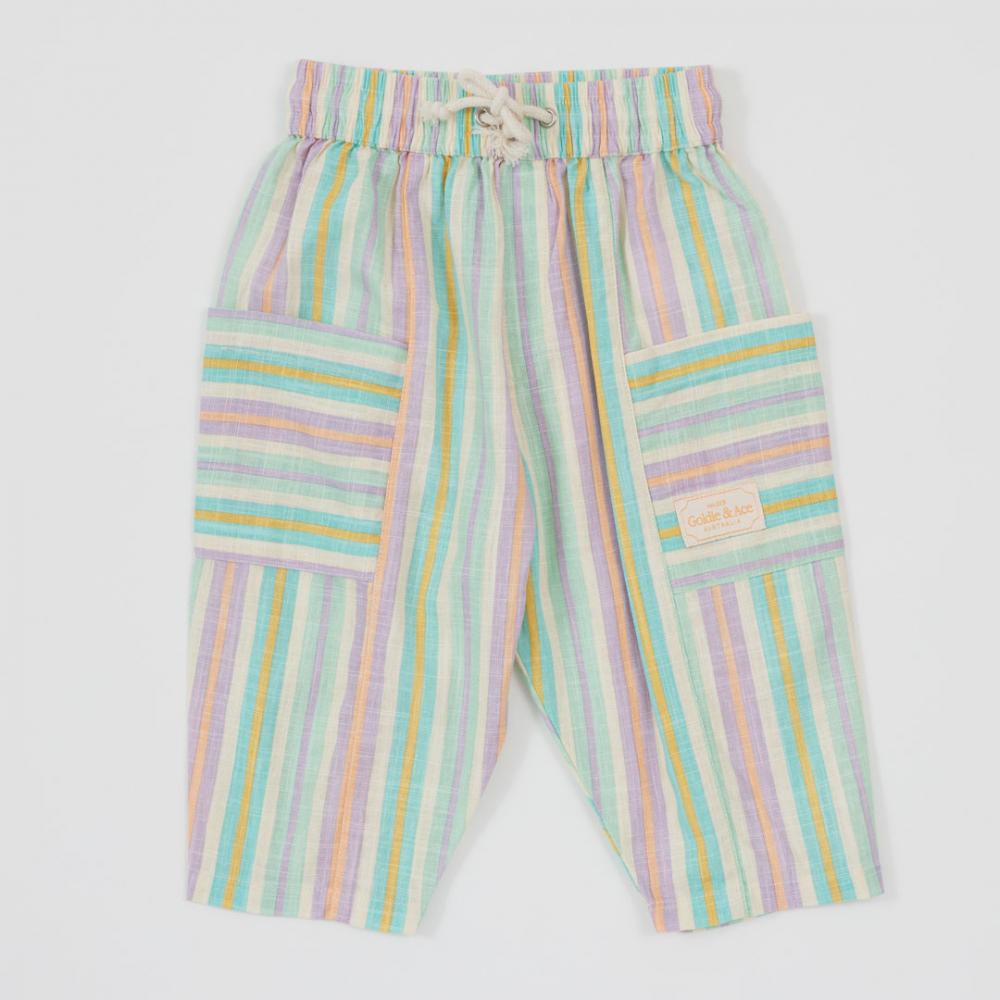 Pant | Kit Resort Pocket - Striped Linen