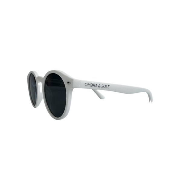 Sunglasses | Round - Pearl (White)