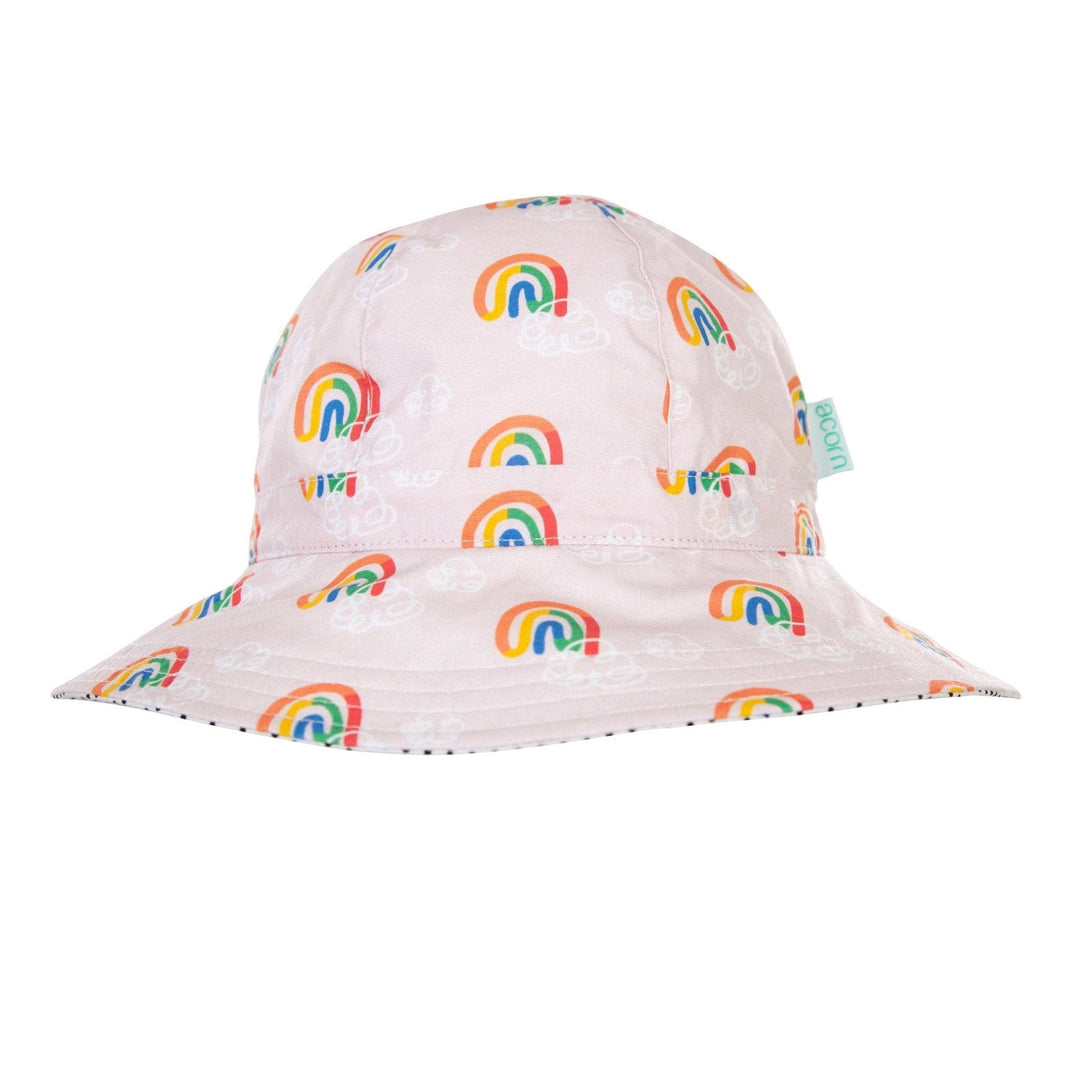 Hat | Wide Brim - Rainbow Squiggle