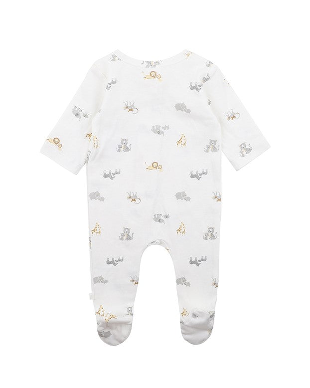 Onesie | LS Zip - Safari