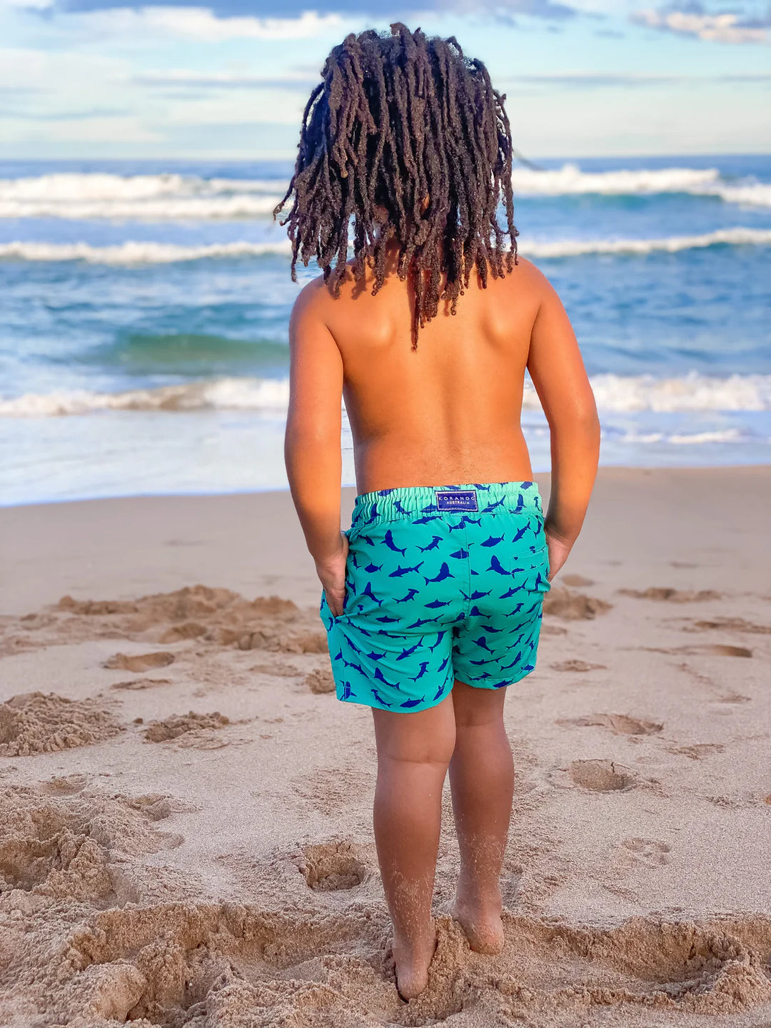 Boardies | Shark - Green