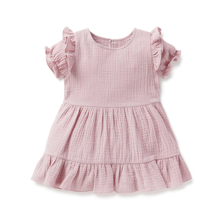 Dress | Muslin Ruffle - Pink