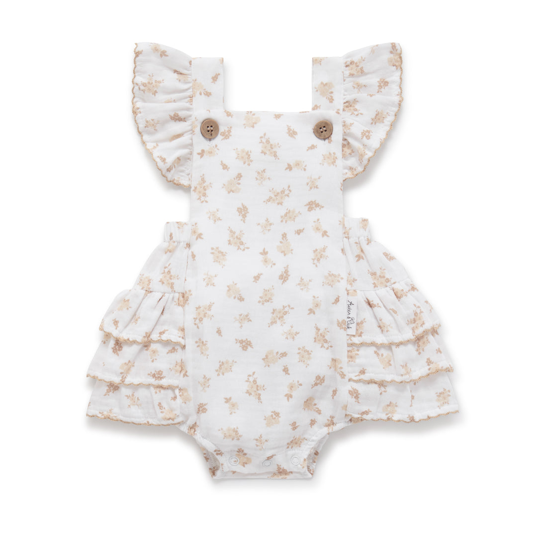 Playsuit | Muslin - Sable Floral