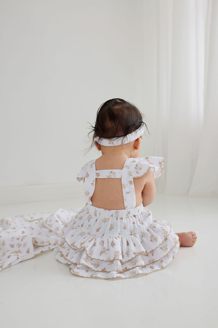 Playsuit | Muslin - Sable Floral