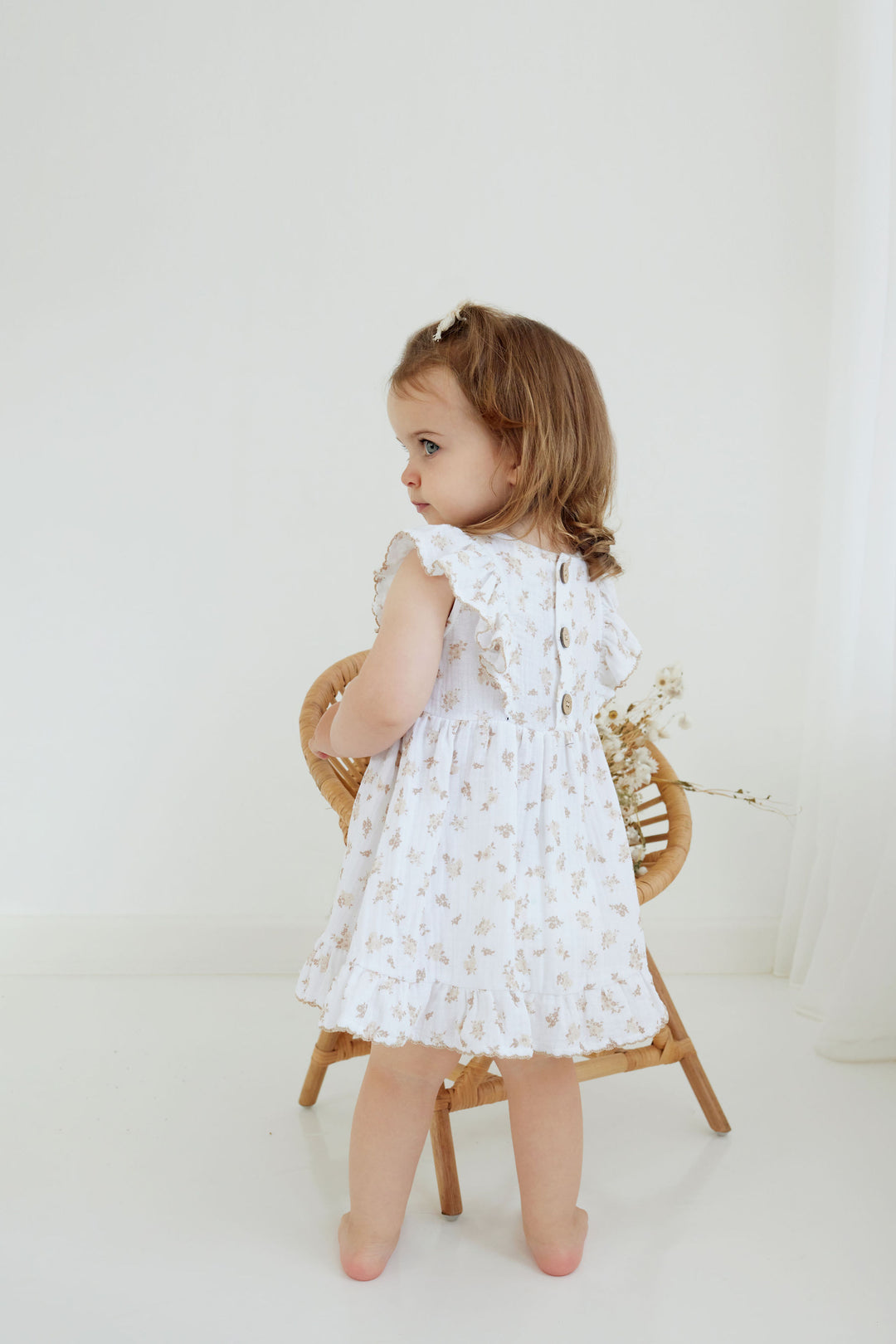 Dress | Muslin - Sable Floral