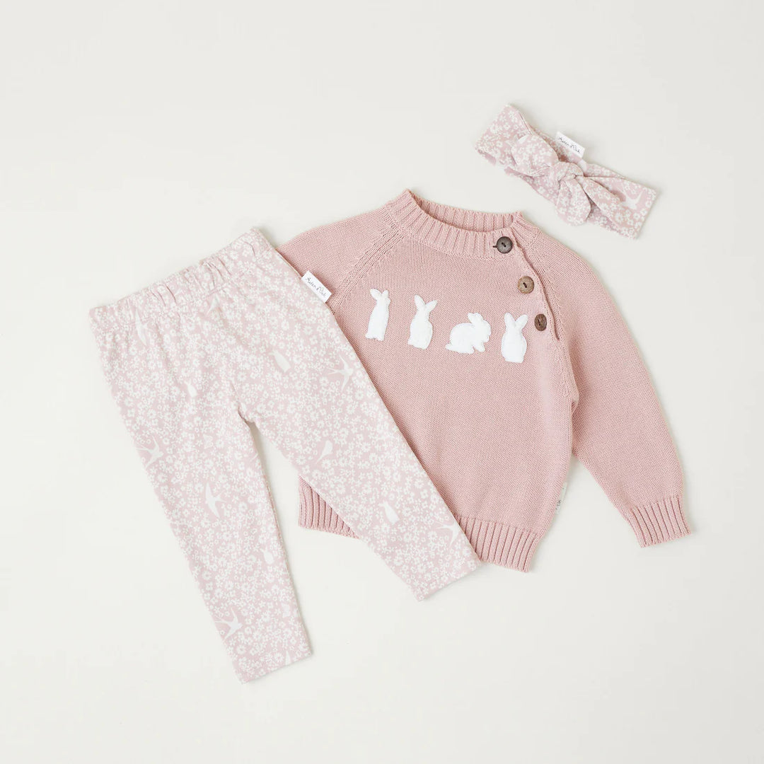 Jumper | Knit Bunny - Rose