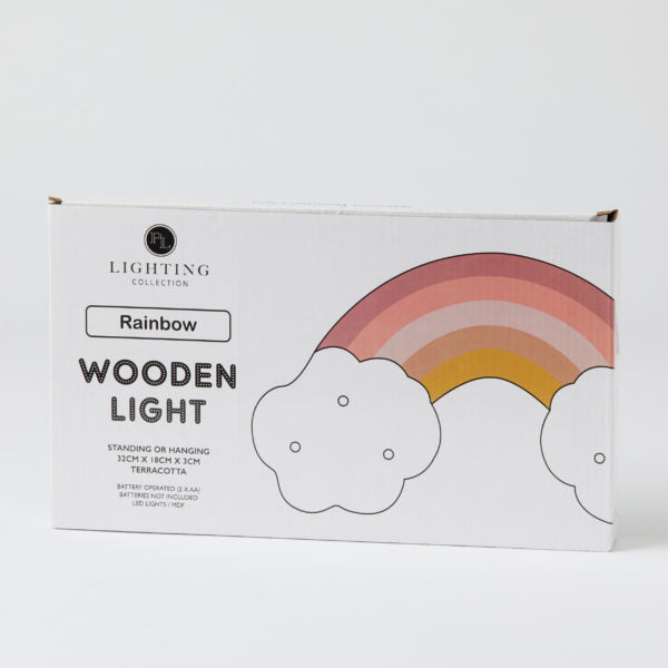 Wooden Light - Rainbow