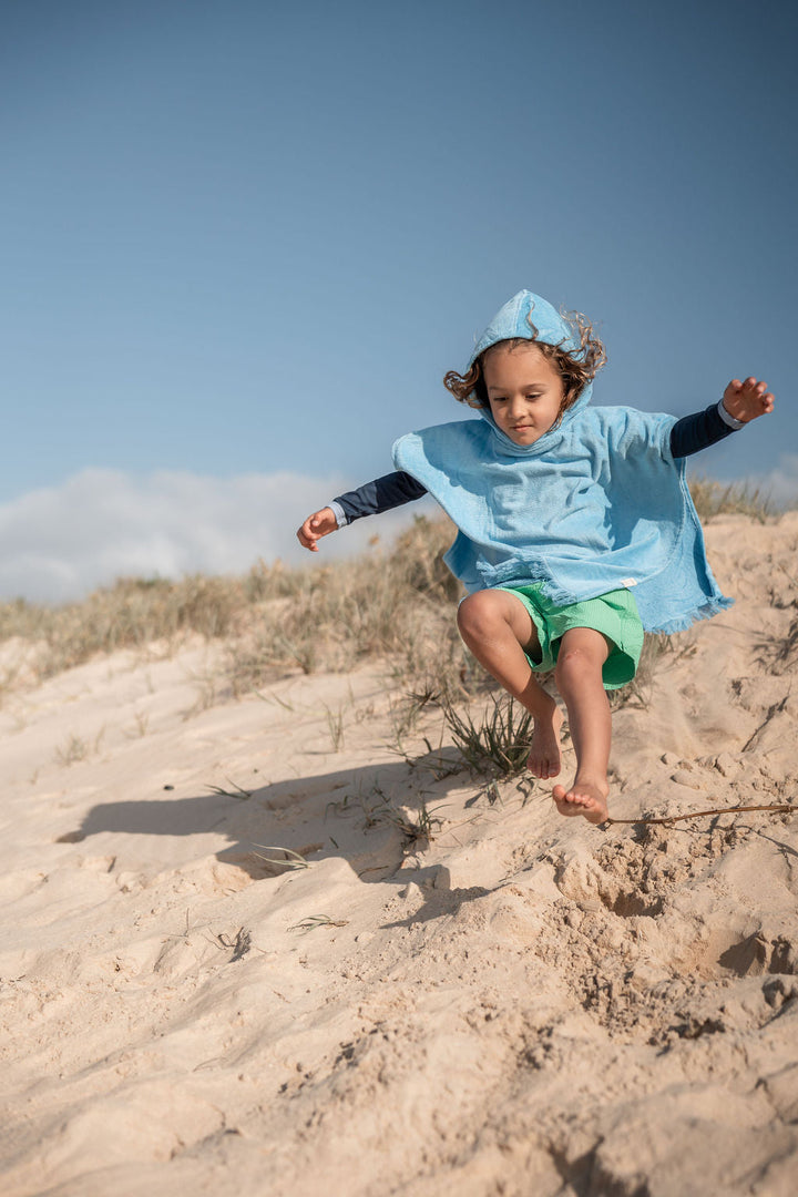 Beach Towel | Hooded Ningaloo - Blue