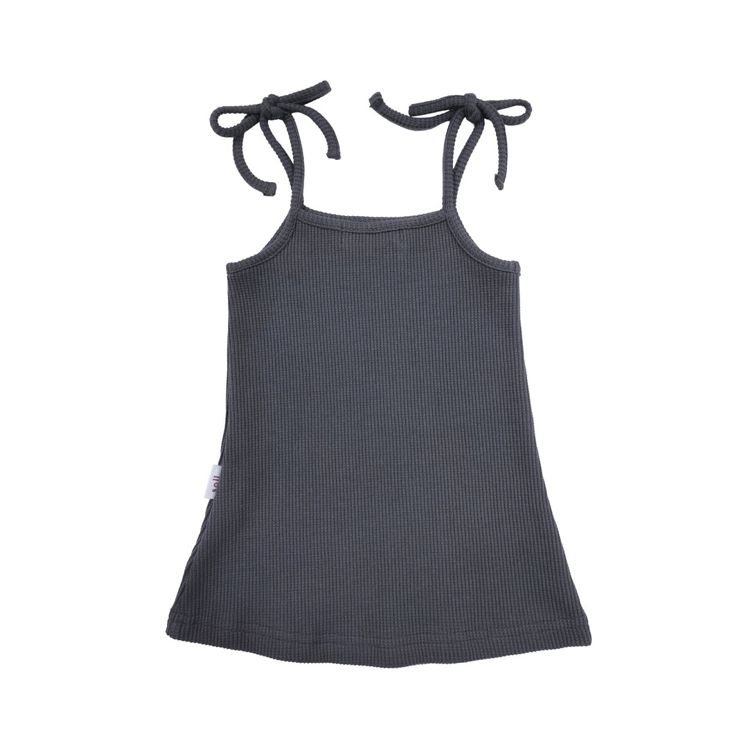 Dress | Waffle - Charcoal