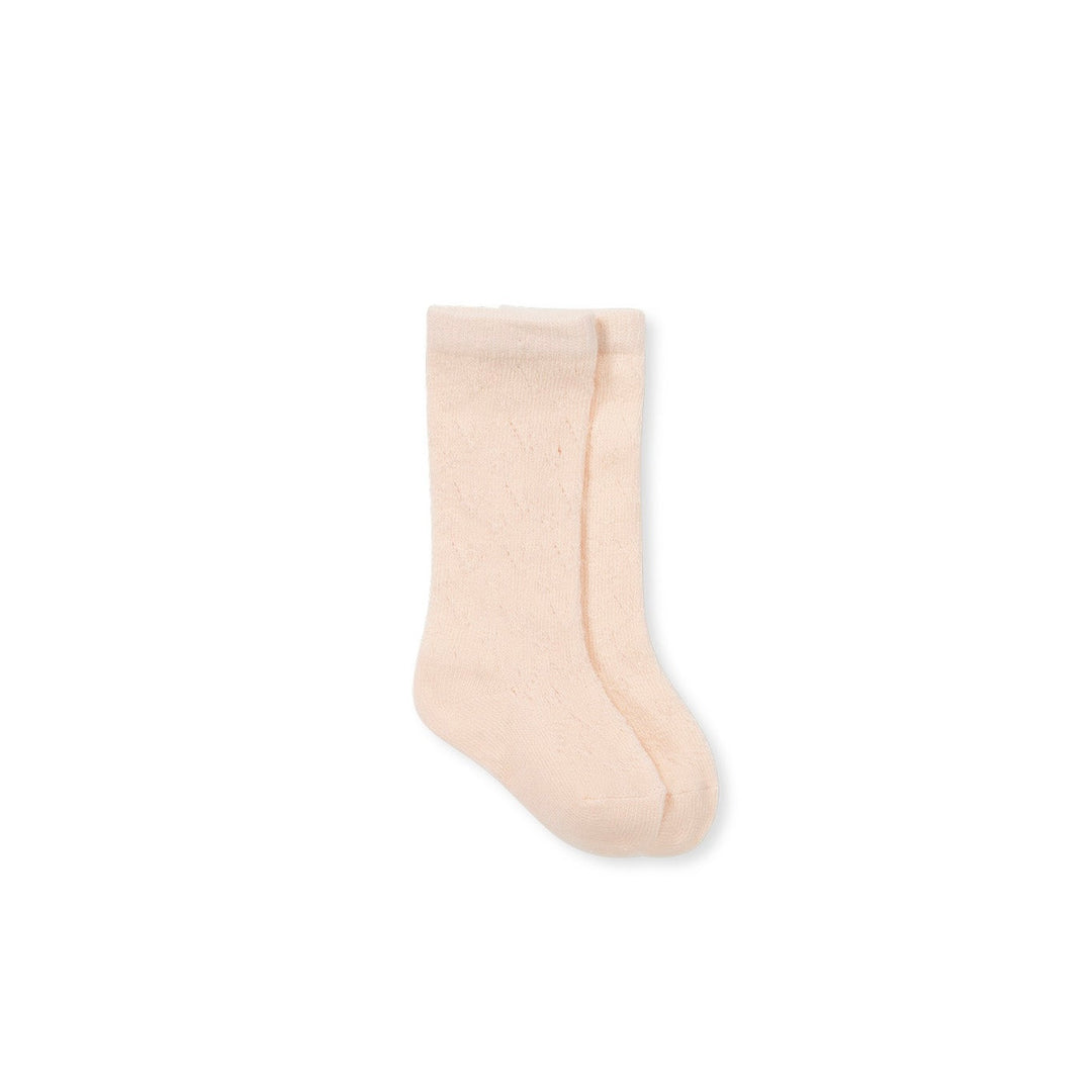 Socks | Lillian Knee High - Boto Pink