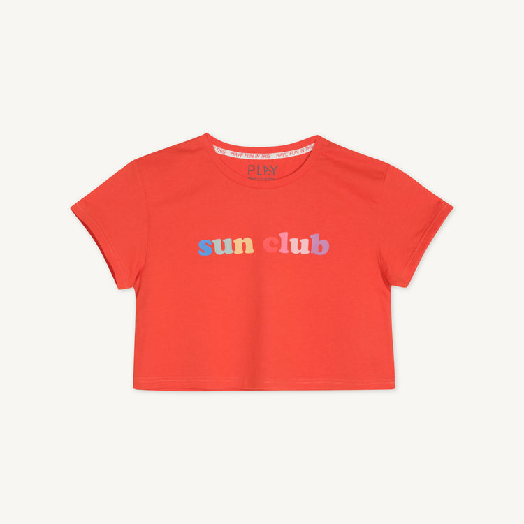 Tee | Crop Sunclub - Red