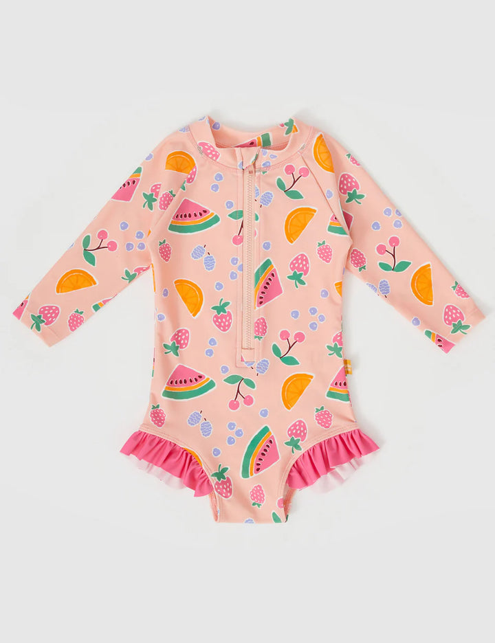 Swimsuit | Long Sleeve - Fruit Salad