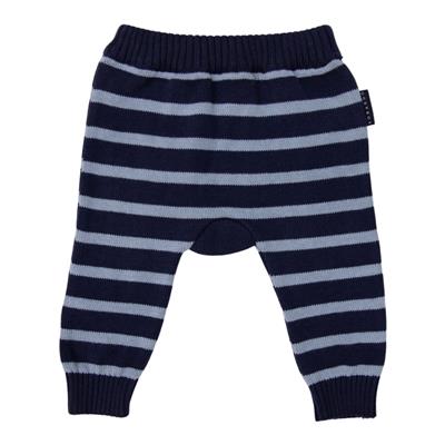 Legging | Striped Knit - Navy