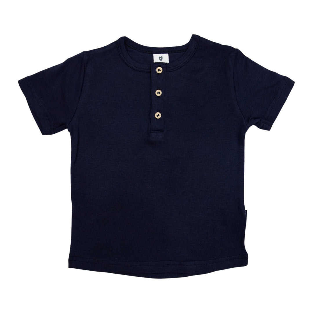 Tee | Henley - Navy