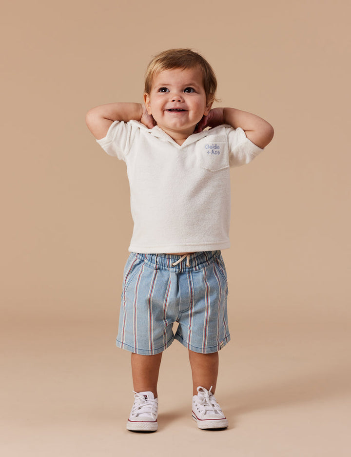 Shorts | Noah Classic - Denim Stripe