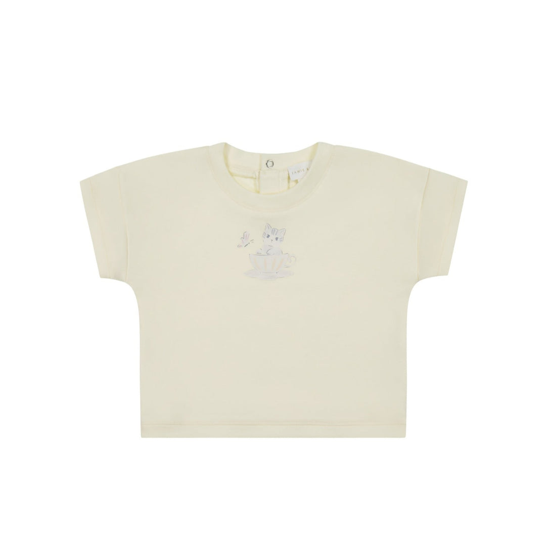 Tee | Pima Cotton Mimi - Egret