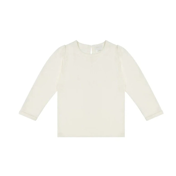 Top | Pima Long Sleeve - Milk