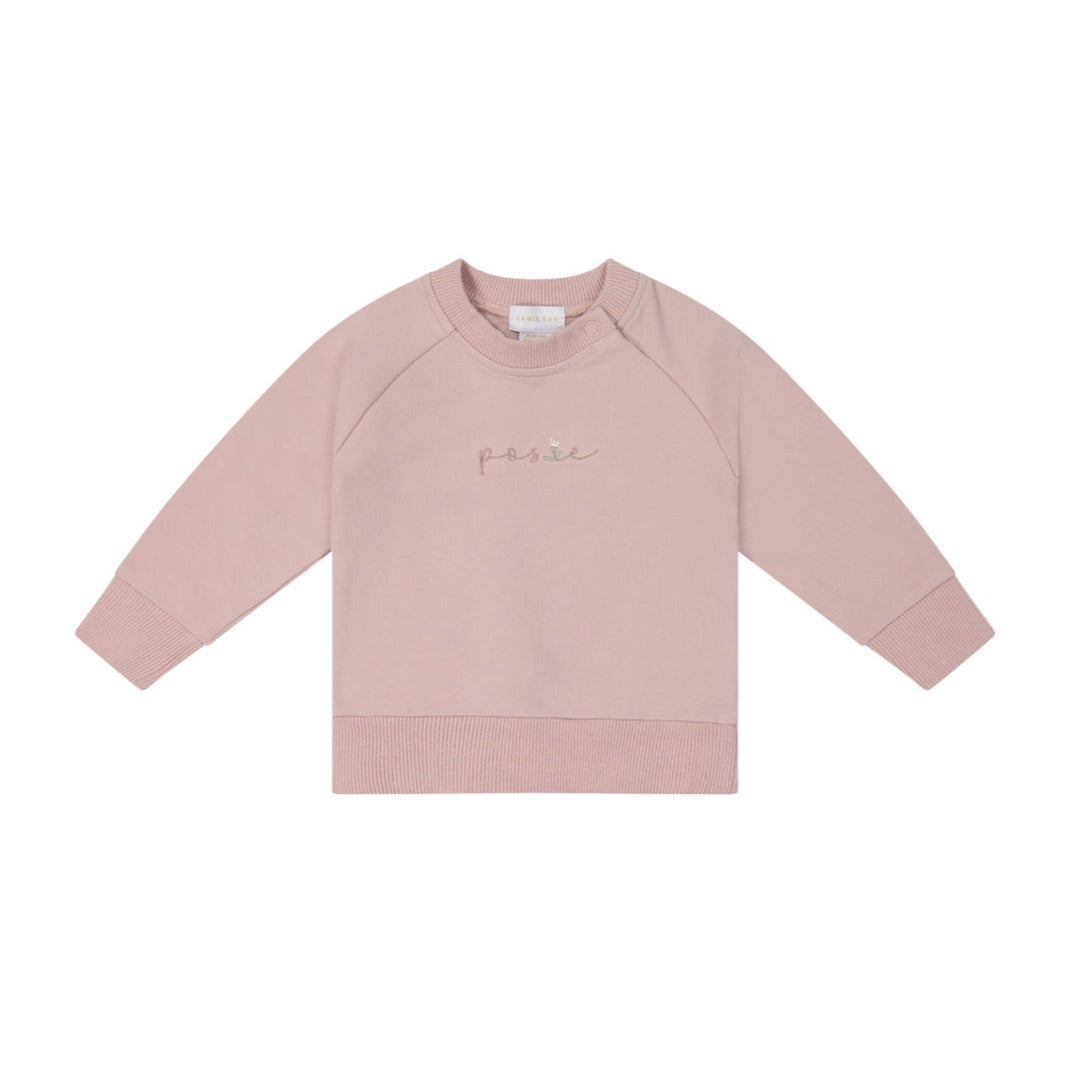 Sweatshirt | Chloe - Powder Pink