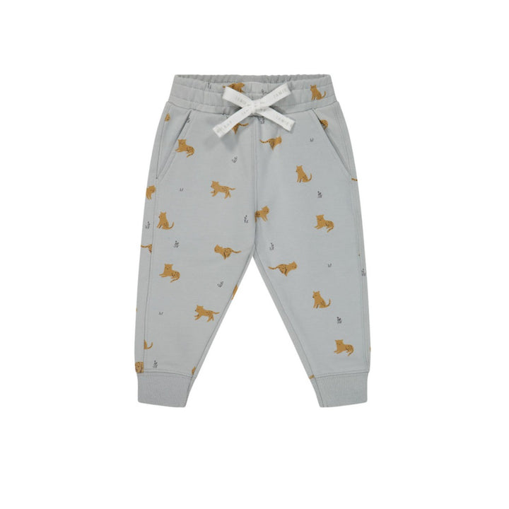 Track Pant | Jalen - Lenny Leopard Ocean Spray