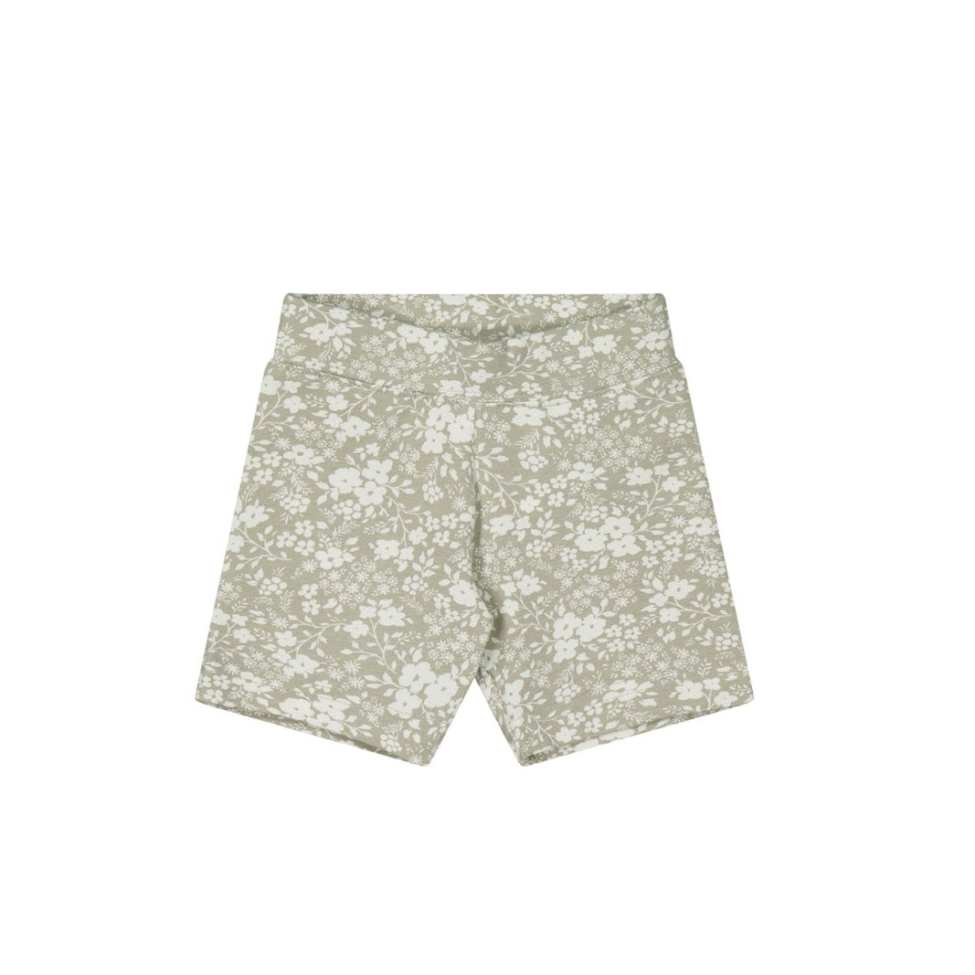 Bikes Shorts | Organic - Pansy Floral Mist