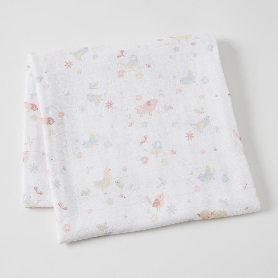 Muslin Wrap - Birdy