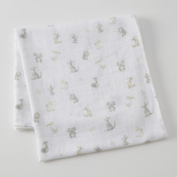 Muslin Wrap - Little Aussie Critters