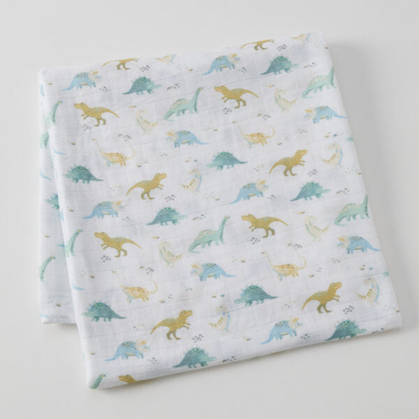 Muslin Wrap - Dallying Dinosaurs